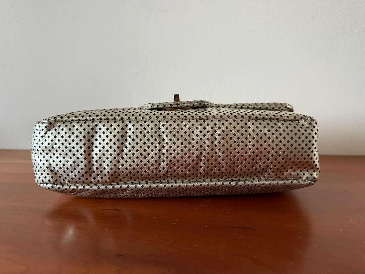 Borsa Chanel 2.55 argento vintage
