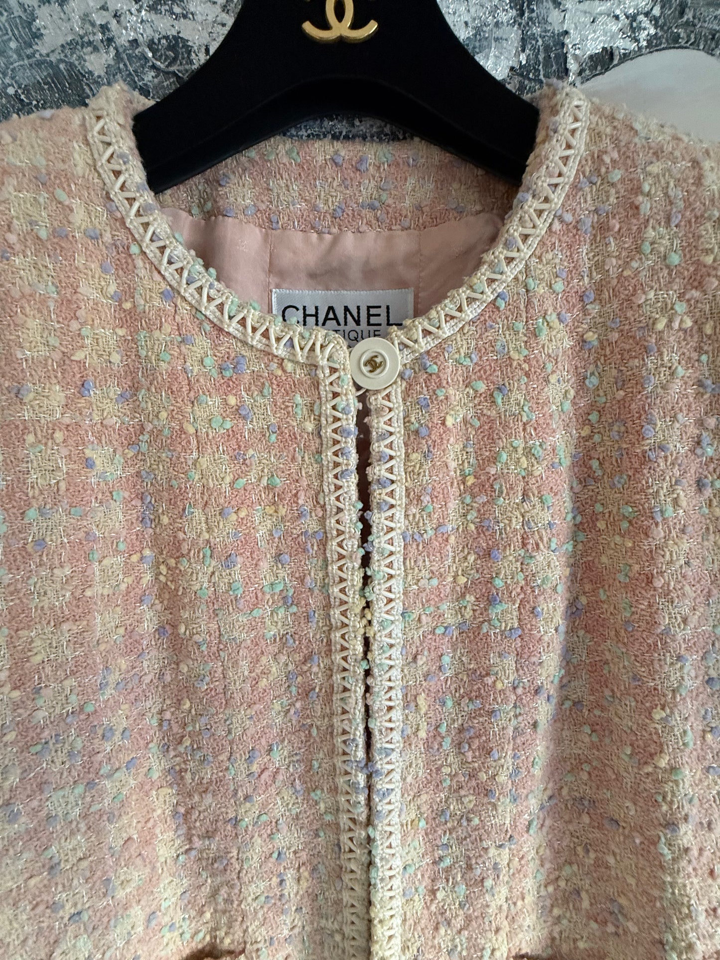 Tailleur Chanel tg. 40 rosa