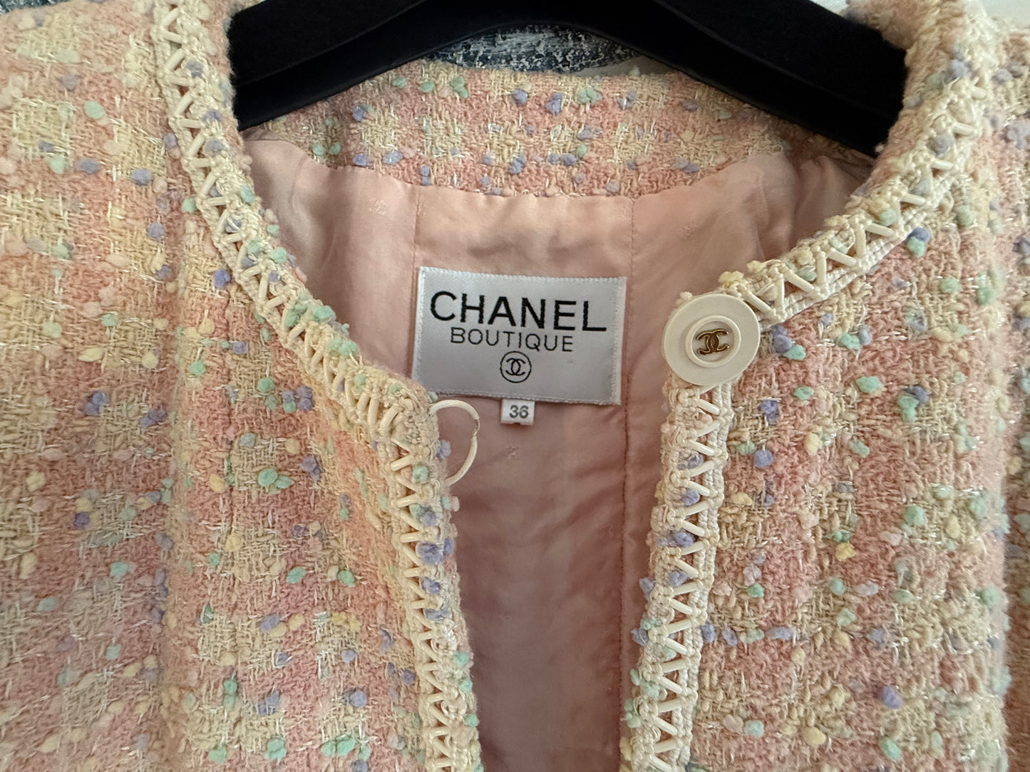 Tailleur Chanel tg. 40 rosa