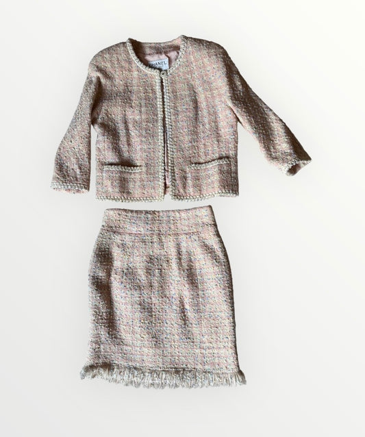 Tailleur Chanel tg. 40 rosa
